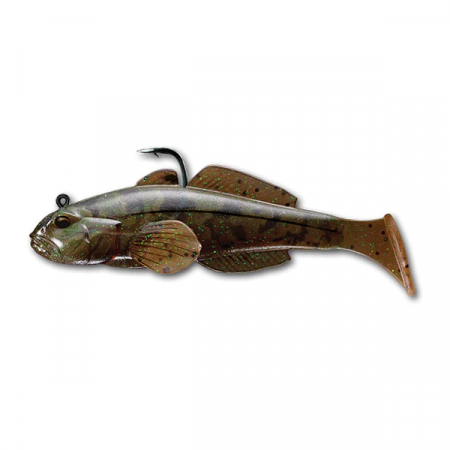 SPORTURI - SHAD LIVE TARGET GOBY SWIMBAIT 9CM/21G BROWN/PUMPKIN, 3 BUC / PLIC