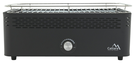 Gratar table top pe carbune Cattara Greg cu ventilator pe baterii, geanta inclusa [1]