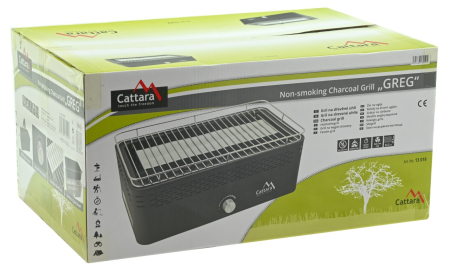 Gratar table top pe carbune Cattara Greg cu ventilator pe baterii, geanta inclusa [6]