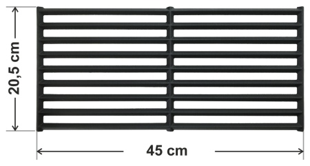 Gratar din fonta Cattara ETAGE 450x205 mm [1]