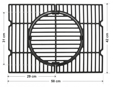 Gratar din fonta pentru gratar Cattara Royal Classic [2]