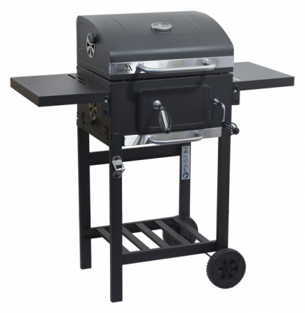 Gratar pe carbune Royal Partener Cattara fonta/otel 97 x 98 x 35 cm negru [1]