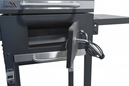 Gratar pe carbune Royal Partener Cattara fonta/otel 97 x 98 x 35 cm negru [5]