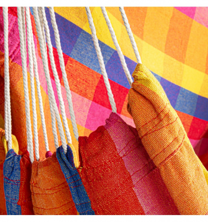 Hamac dublu Spokey bench deluxe multicolor [5]