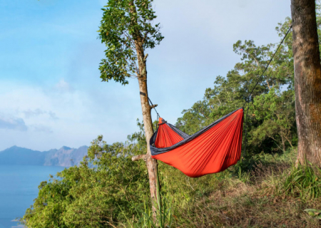 Hamac Ticket to the Moon Original Orange Dark Grey, 320 x 200 cm [1]