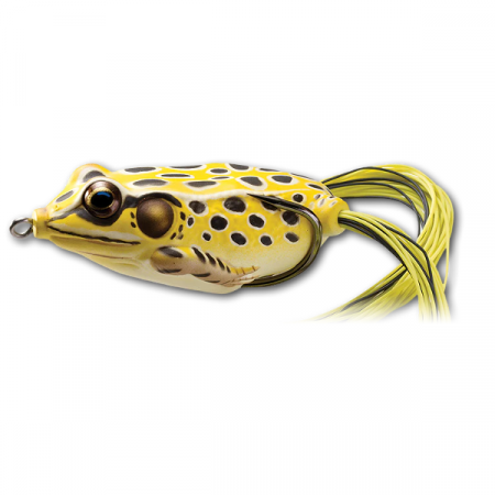 Pescuit la rapitori - BROASCA LIVE TARGET HOLLOW BODY FROG WALKING BAIT 5,5CM/18G 501 YELLOW/BLACK