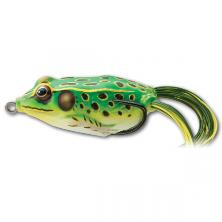 Pescuit la rapitori - BROASCA LIVE TARGET HOLLOW BODY FROG WALKING BAIT 5,5CM/18G FLORO 512 GREEN/YELLOW