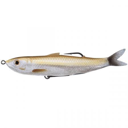 SPORTURI - SWIMBAIT LIVE TARGET HOLLOW BODY SHINER WALKING BAIT 11,5CM/14G AMBER/SILVER FLAKE