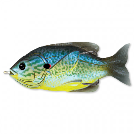 SPORTURI - SWIMBAIT LIVE TARGET HOLLOW BODY SUNFISH WALKING BAIT 7,5CM/12G FLOATING BLUE/YELLOW PUMP