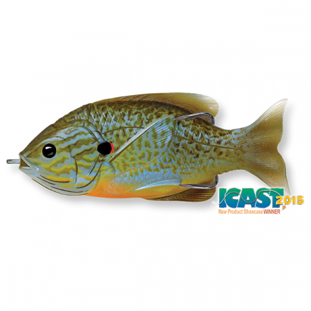 SPORTURI - SWIMBAIT LIVE TARGET HOLLOW BODY SUNFISH WALKING BAIT 7,5CM/12G FLOATING NATURAL/BLUE PUMP
