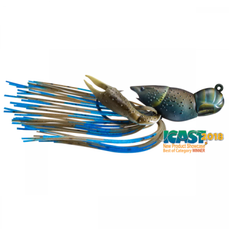 Creaturi - NALUCA LIVE TARGET HOLLOW CRAWFISH JIG 4,5CM/14G 147 MUD/BLUE