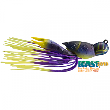 Creaturi - NALUCA LIVE TARGET HOLLOW CRAWFISH JIG 4,5CM/14G 148 JUNEBUG/CHART