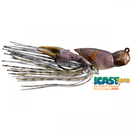 Creaturi - NALUCA LIVE TARGET HOLLOW CRAWFISH JIG 4,5CM/14G 725 GREY/BROWN