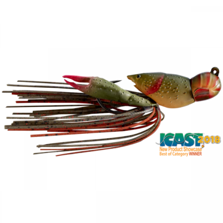 Creaturi - NALUCA LIVE TARGET HOLLOW CRAWFISH JIG 4CM/11G 144 BROWN/RED