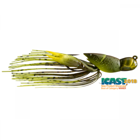 Creaturi - NALUCA LIVE TARGET HOLLOW CRAWFISH JIG 4CM/11G 146 GREEN/CHART