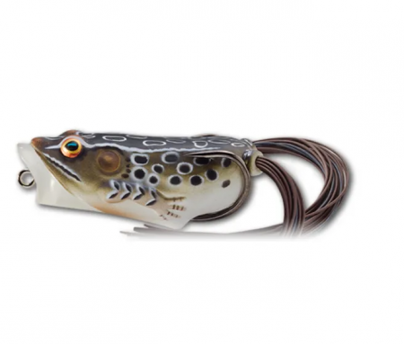 Naluci soft - BROASCA LIVE TARGET HOLLOW FROG POPPER 5,5CM/11G BROWN/BLACK