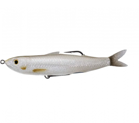 SPORTURI - SWIMBAIT LIVE TARGET HOLLOW SHINER WALKING BAIT 11,5CM/14G PEARL GHOST