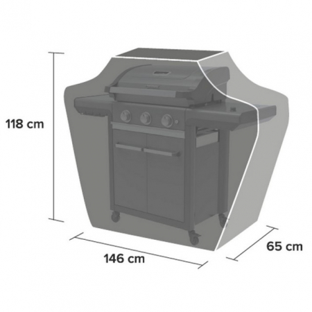 Husa Campingaz Classic L pentru gratarele seria 3, 146 x 65 x 118 cm [1]