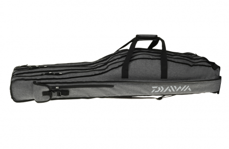 Bagajerie pescuit - Husa Daiwa D-VEC pentru 3 lansete, gri, 130 cm