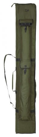 Huse lansete & tuburi pescuit - HUSA DAIWA BLACK WIDOW HOLDALL, 3 LANSETE + 3 MULINETE, 200X40CM