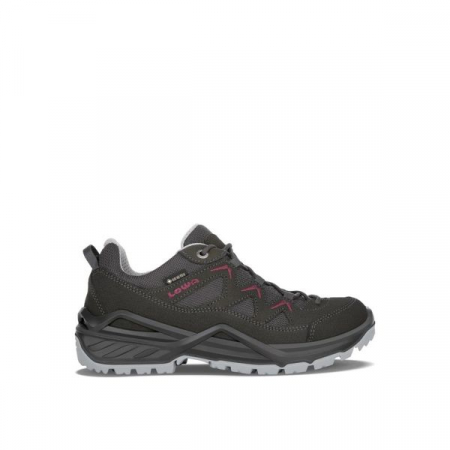 Pantofi sport - INCALTAMINTE DAMA LOWA SIRKOS EVO GTX LO ANTHRACITE/BERRY