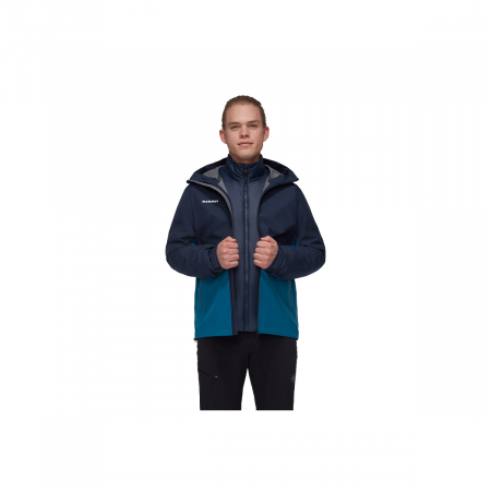 Jacheta barbati Mammut Alto Light 3 IN 1 HS hooded deep ice marine [2]