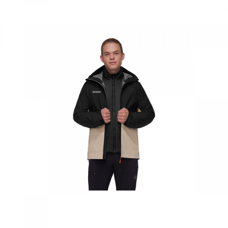 Jacheta barbati Mammut Alto Light 3 IN 1 HS hooded savannah black [2]
