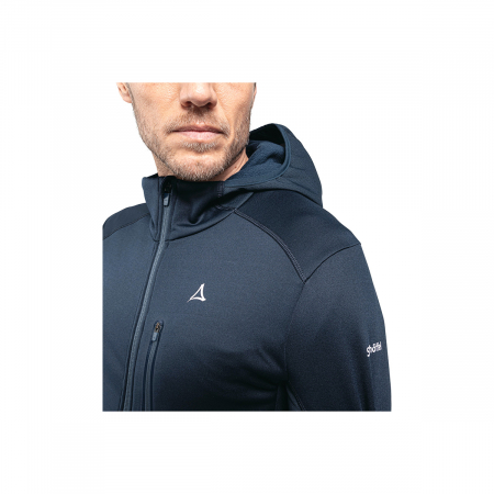 Jacheta fleece barbati Schoffel Lodron hoody navy blazer [4]