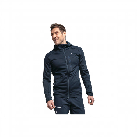 Jacheta fleece barbati Schoffel Lodron hoody navy blazer [2]