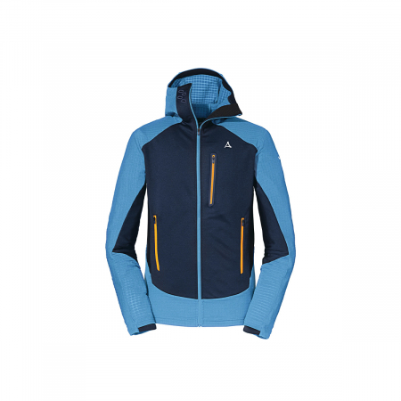 Hanorace, pulovere, bluze - Jacheta fleece barbati Schoffel Rotbach hoody directoire blue