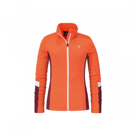 Geci & jachete - Jacheta fleece dama Schoffel Felhorn coral orange