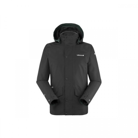 Geci & jachete - JACHETA IMPERMEABILA BARBATI LAFUMA JAIPUR GTX 3 IN 1 FLEECE BLACK-NOIR