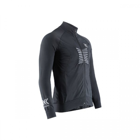 Hanorace, pulovere, bluze - BLUZA UNISEX X-BIONIC RACOON 4.0 TRANSMISSION CHARCOAL/ARCTIC WHITE