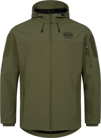 Geci vanatoare - Jacheta softshell barbati Mauser Tornado matt olive