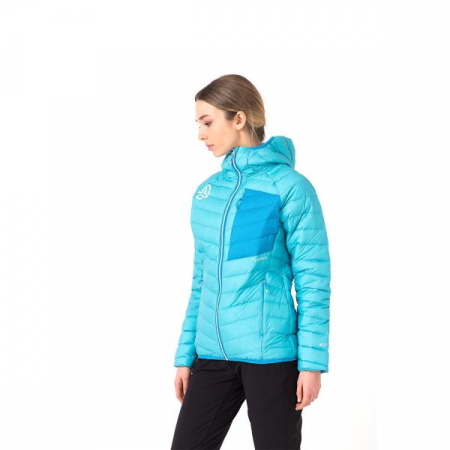 Jacheta puf dama Ternua Vilma hood fresh ocean [3]
