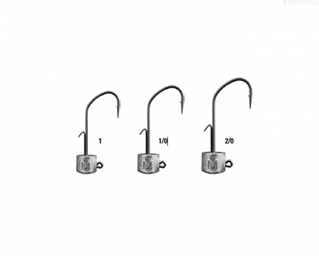 SPORTURI - Jig Mustad Alphapoint ned jig head nr 1, 3.5 g, 20 buc / plic