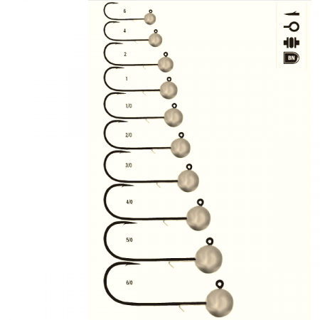 JIG MUSTAD NR. 1/0, 12 GRAME, 25 BUC / PLIC [1]