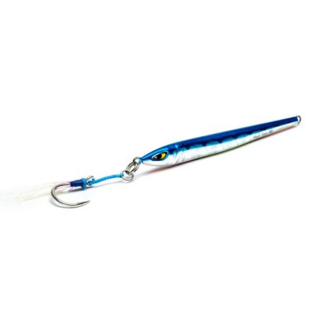 PILKER MUSTAD MOONRISER BLUE RED CHROME 120G / 20MM [1]