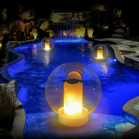 Lampa LED cu incarcare solara Cattara Flame, rezistenta la apa [3]