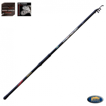 Lansete pescuit stationar - LANSETA TELESCOPICA LINEAEFFE CARBON THUNDER 3,60M 50-120G