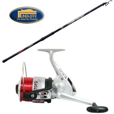 SPORTURI - COMBO LANSETA LINEAEFFE THUNDER 3,60M SI MULINETA SILK LINE 7000