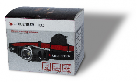 Lanterne - LANTERNA FRONTALA LED LENSER H3.2, 120 LUMENI, 3 X AAA