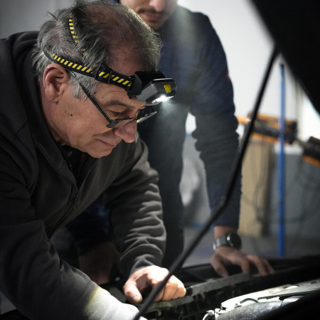 LANTERNA FRONTALA LED LENSER HF4R WORK 500 LUMENI, REINCARCABILA [5]