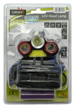 Lanterna frontala LED 670 lm Trio Cattara [6]