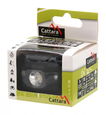 Lanterna frontala LED 80 lm Cattara [5]