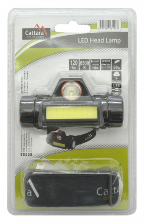 Lanterna frontala reincarcabila 120 lm Cattara [7]