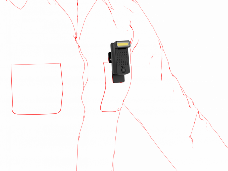 LANTERNA LED LENSER W1R WORK BLACK, 220 LUMENI, USB [7]