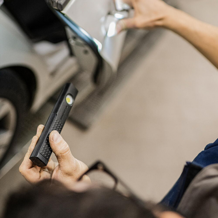 LANTERNA LED LENSER W4R WORK BLACK, 220 LUMENI, USB [8]