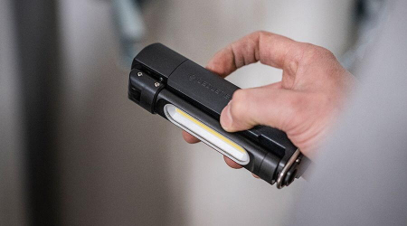 LANTERNA LED LENSER W6R WORK BLACK, 500 LUMENI, USB [1]