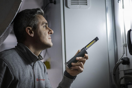 LANTERNA LED LENSER W6R WORK BLACK, 500 LUMENI, USB [2]